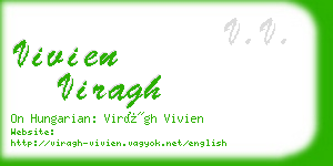 vivien viragh business card